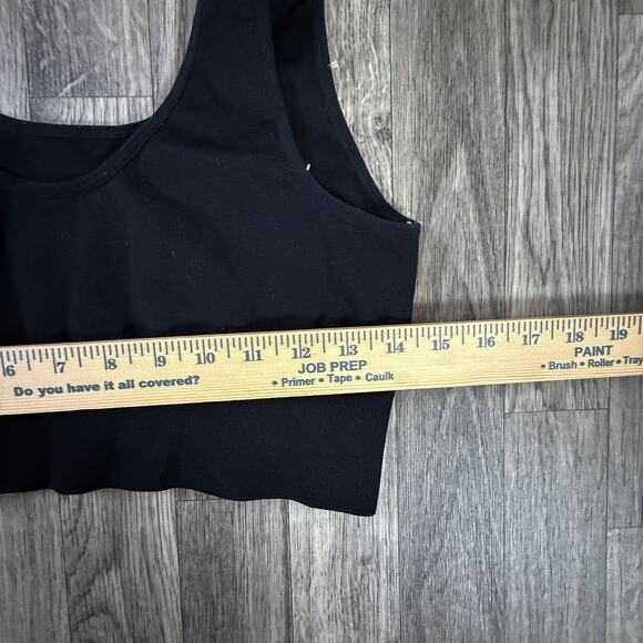 Fruit of the Loom Black Seamless Bra Top XL Style FT1989 Nylon Spandex Scoop - Picture 5 of 5